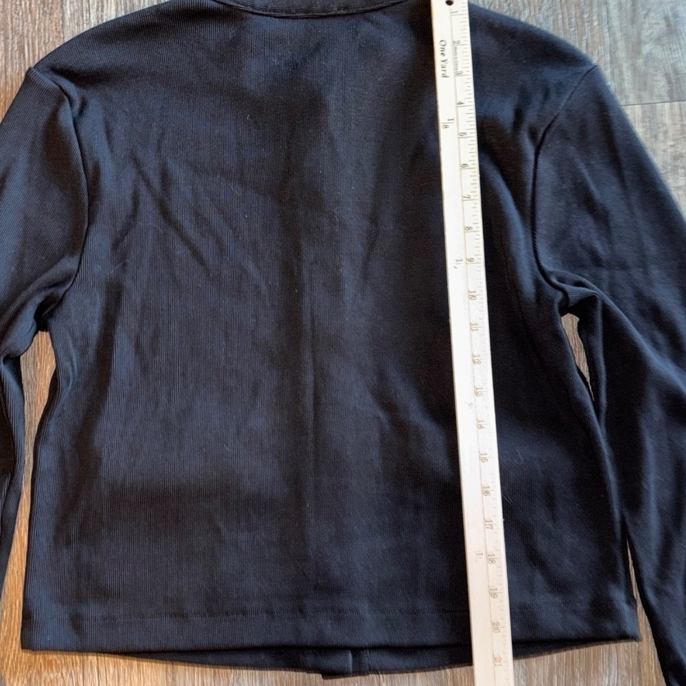 NWOT Ann Taylor 💯 Cotton Lightweight Button-up Jacket Sz Large - Picture 5 of 8